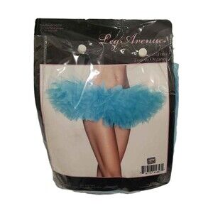 Leg Avenue A1705 Organza Tutu Skirt Turquoise One size